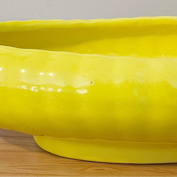 Vintage 50s | Frank Moreno | MCM Lemon Yellow Planter - Picture 2 of 14